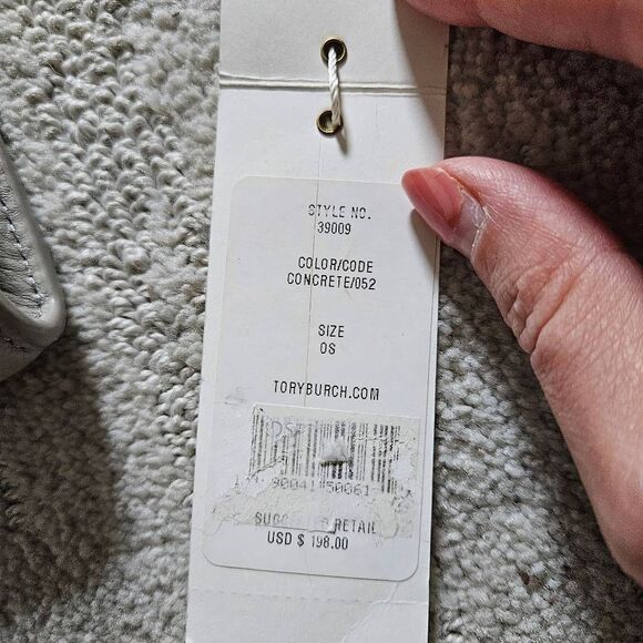 Tory Burch Robinson Convertible Crossbody Wallet in Concrete - Picture 2 of 5